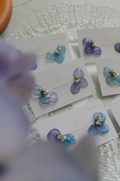 Hydrangea Wing No.145- Titanium Pierce(ピアス）