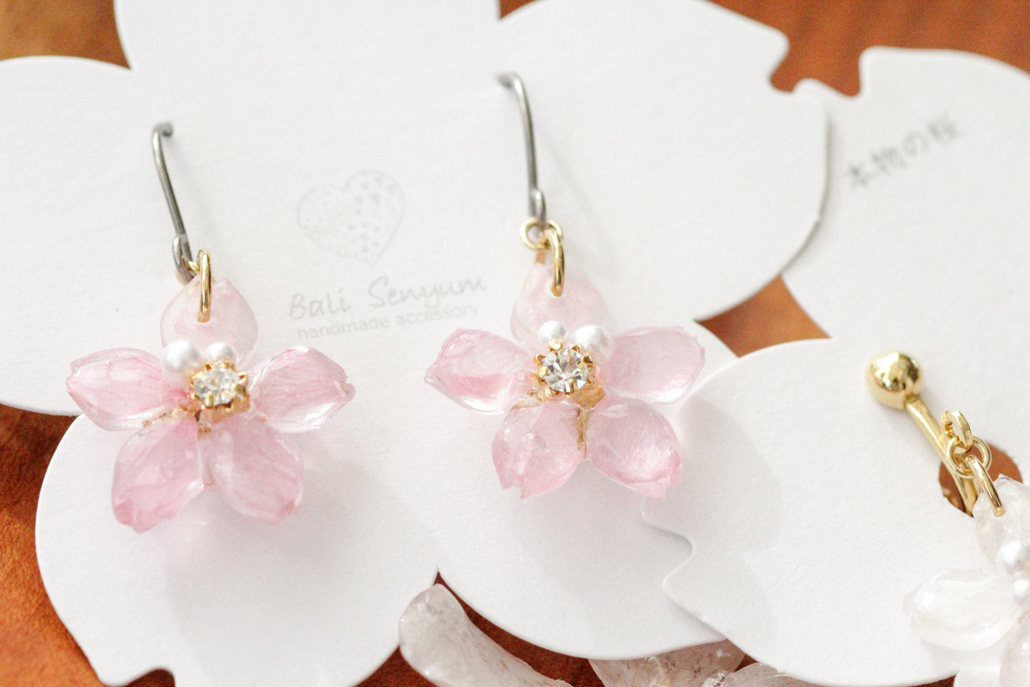 Dangling Someyoshino Sakura Earrings- Small #S020