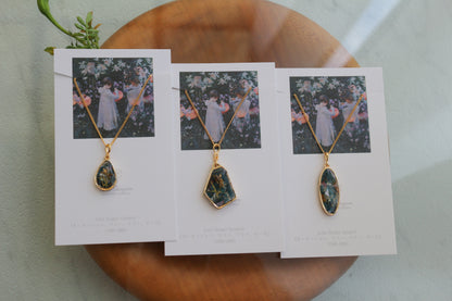Sargent Inspired Necklace - カーネーション 、リリー、リリー、ローズ