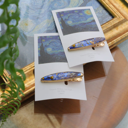 Gogh's Inspired Hair Clip - 星月夜