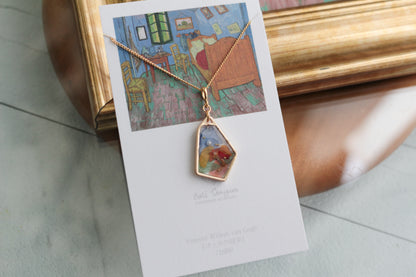 Gogh's Bedroom in Arles Inspired Necklace - ゴッホの寝室