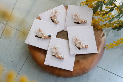 Someiyoshino Doule Sakura Ear-cuff  White  "Left"