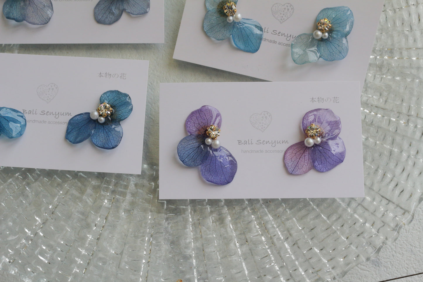 Hydrangea Wing No.145- Titanium Pierce(ピアス）