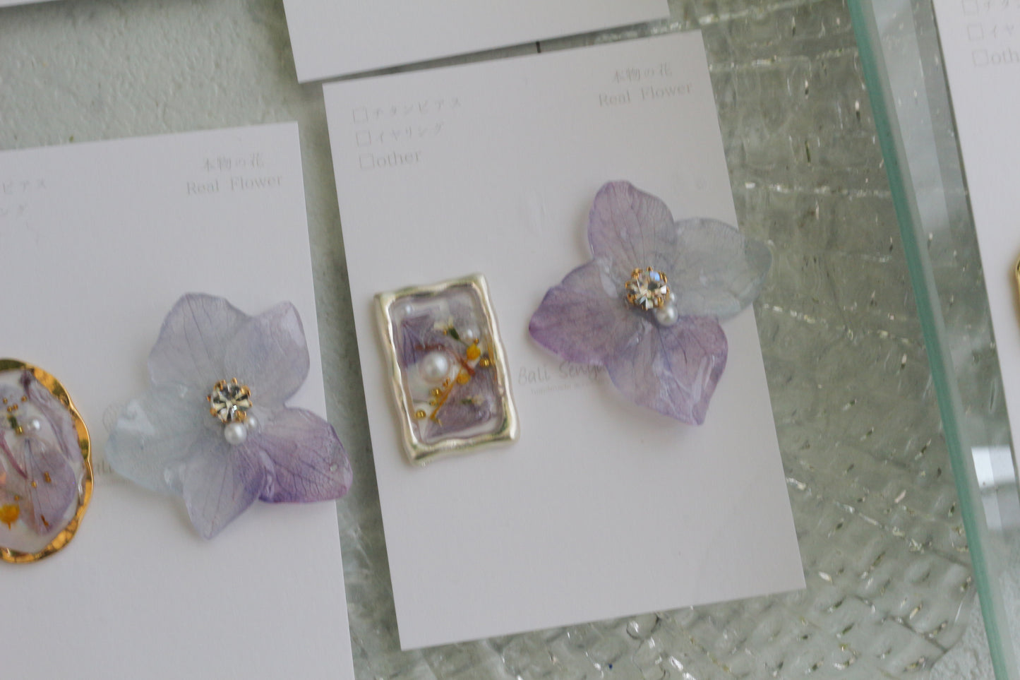 Hydrangea and Flower Medallion No.4 パーツ選べます。