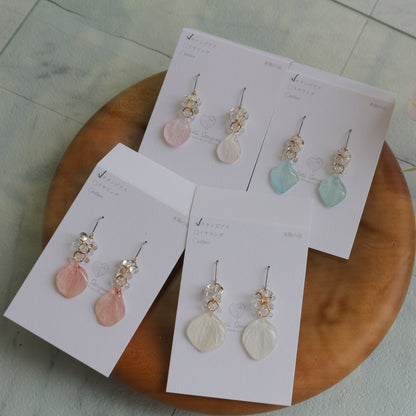 Hydrangea TSUBU Earrings -  No.2