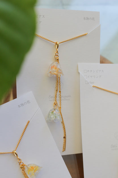 Little Flower Necklace  60cm  No.2