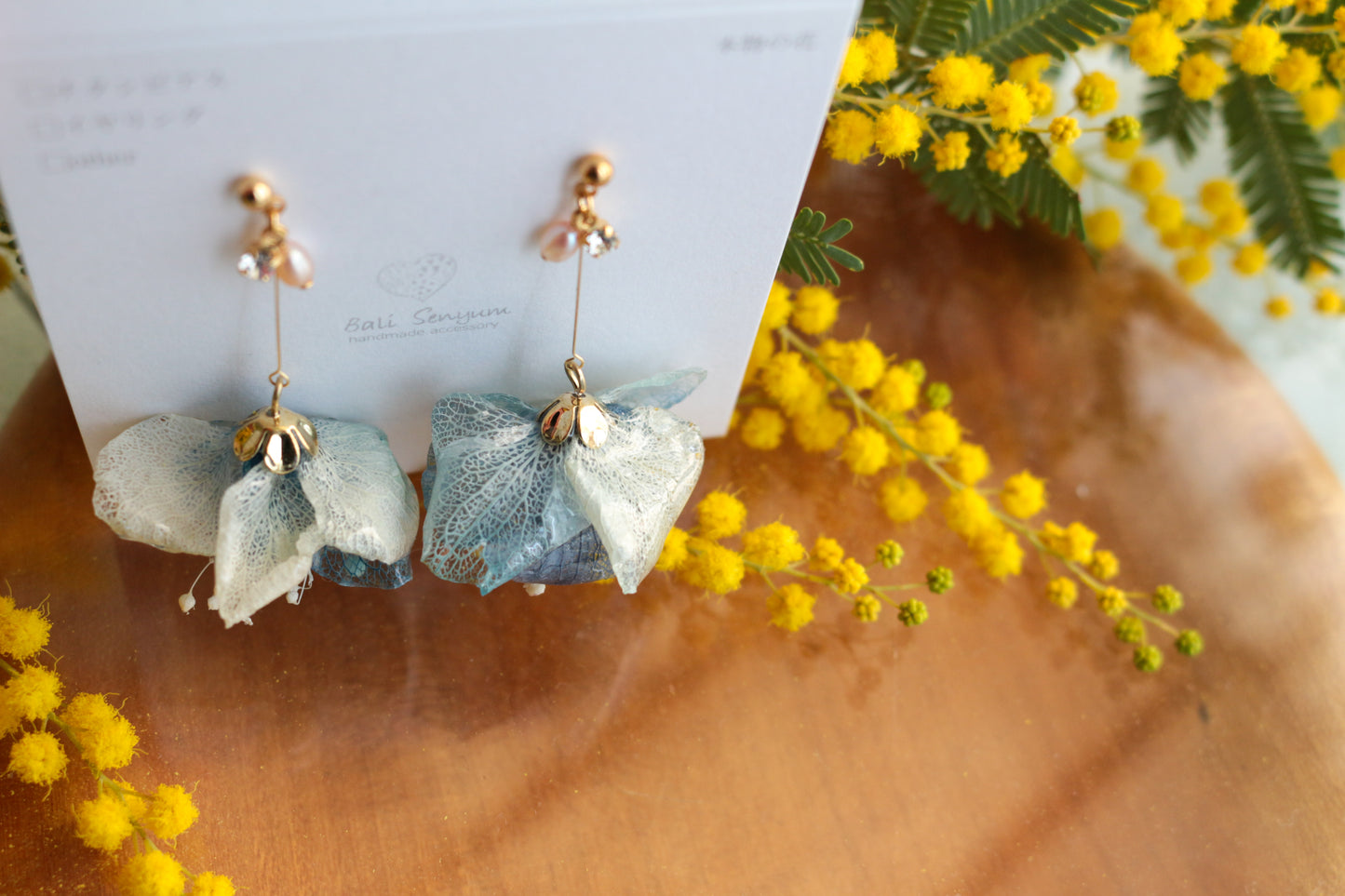 Flower Skirt Earrings - No.4 ピアスorイヤリング