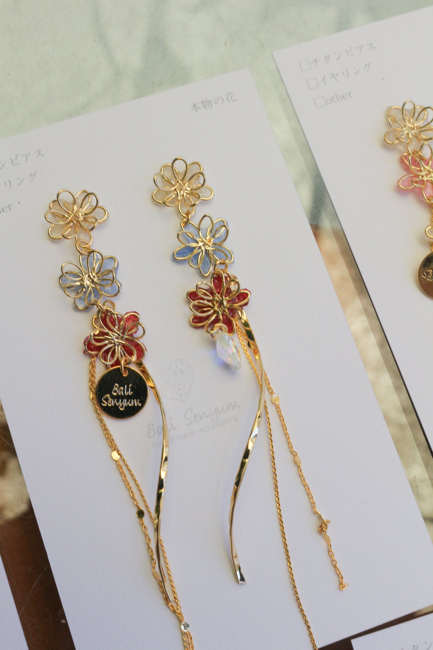 Oshikatsu Hydrangea Earrings No.3 ピアスorイヤリング