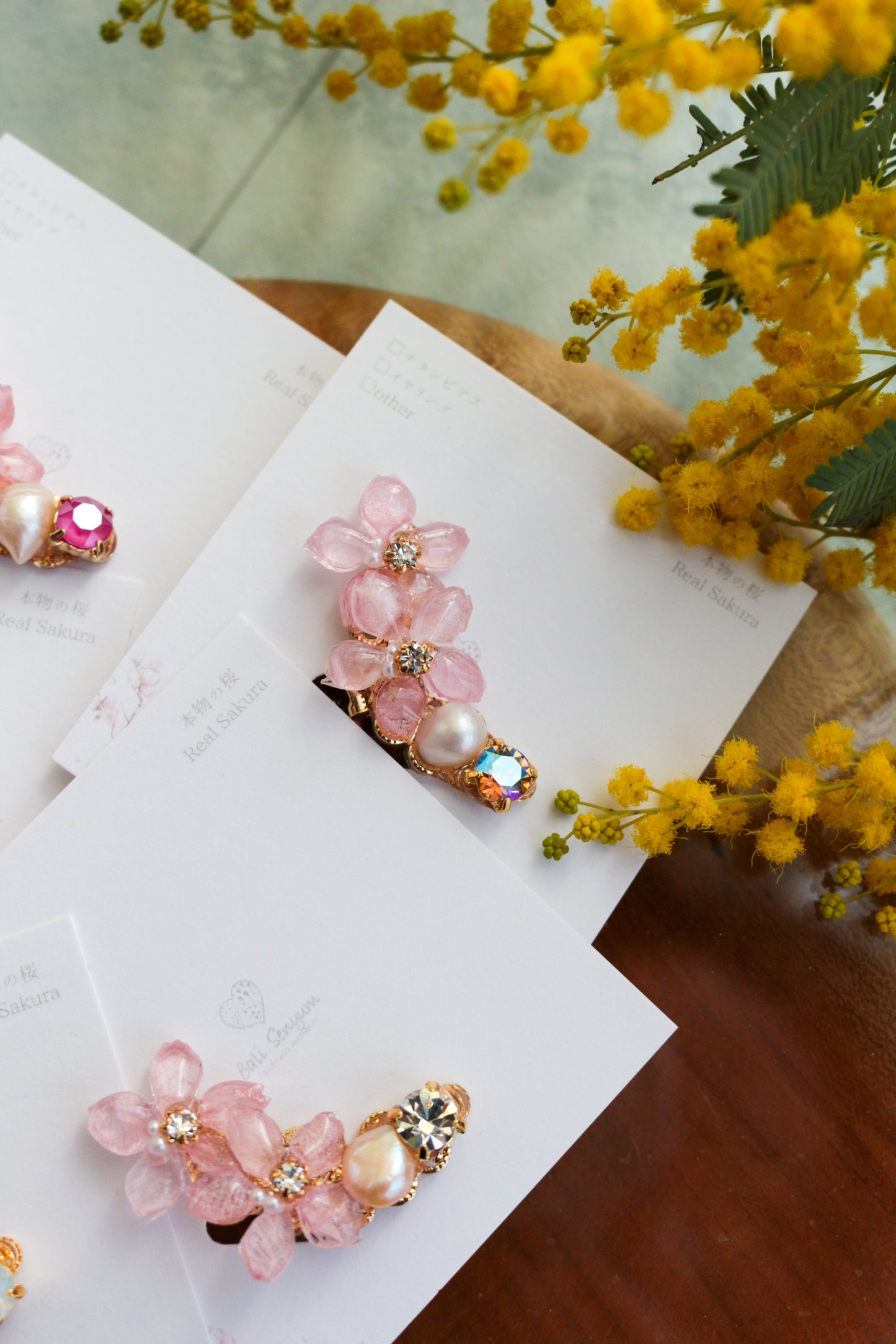 Someiyoshino Doule Sakura Ear-cuff Pink "Left"