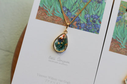 Gogh's Irises Inspired Necklace - アイリス