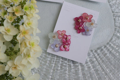 En Flower Earring 円と縁- ピアス or イヤリング　No.2
