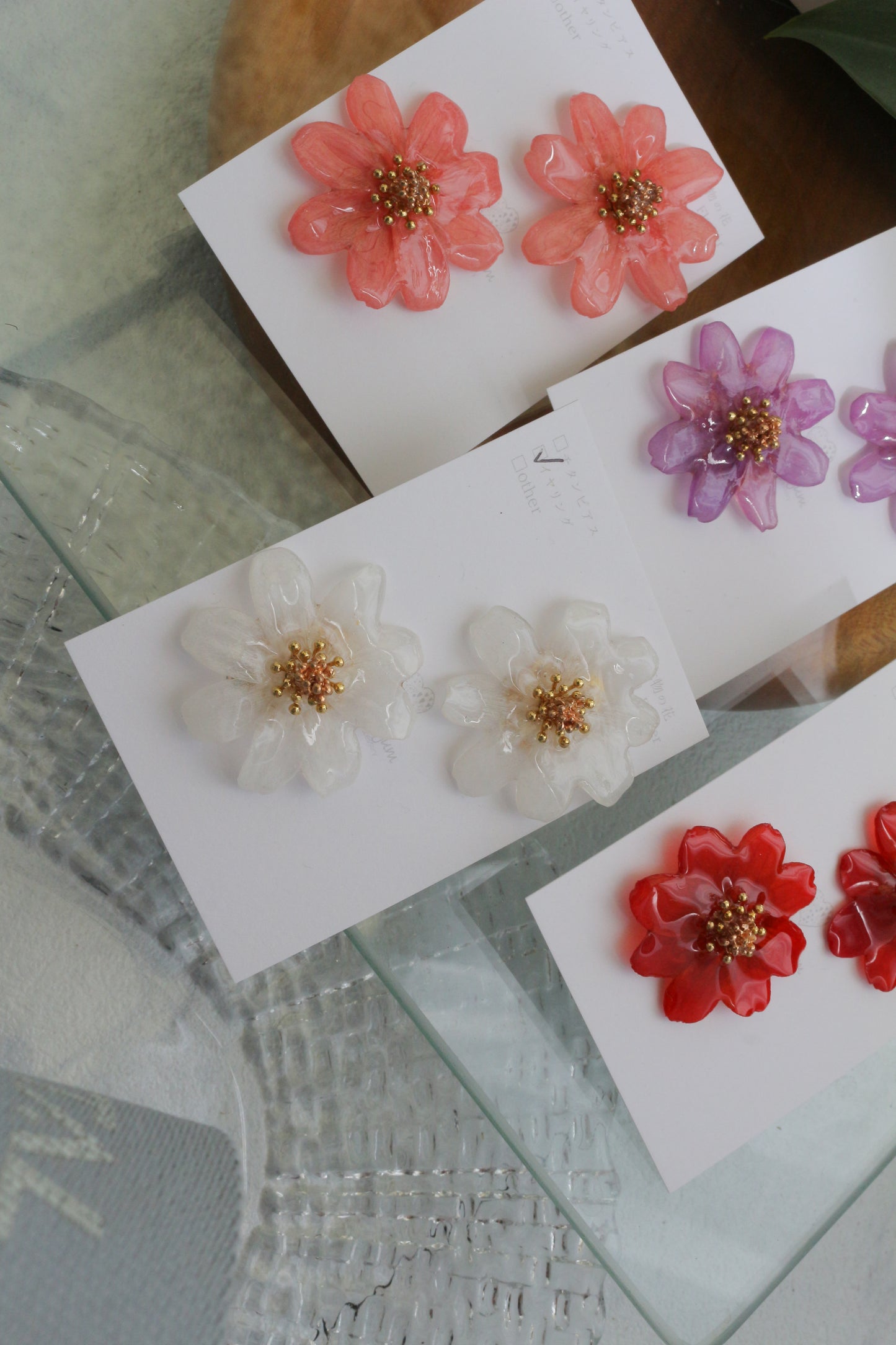 Cosmos Earrings 2026  Clip-on イヤリング　No.2