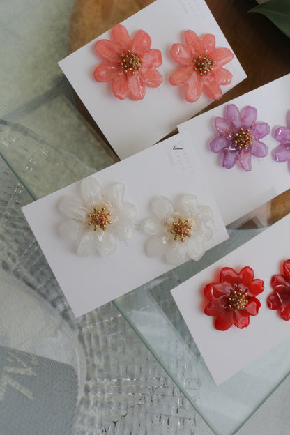 Cosmos Earrings 2026  Clip-on イヤリング　No.2
