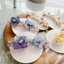 Hydrangea Hair Barrette No.19