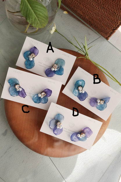 Hydrangea Wing No.140- Titanium Pierce(ピアス）