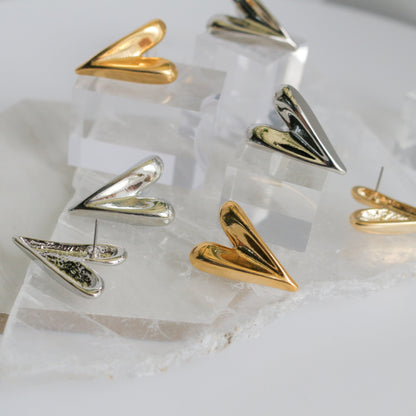 Heart Metal Pierce Earring No.1〜Sakkoly