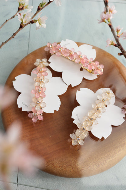 Six Someiyoshino Sakura Hair Barrette #S038