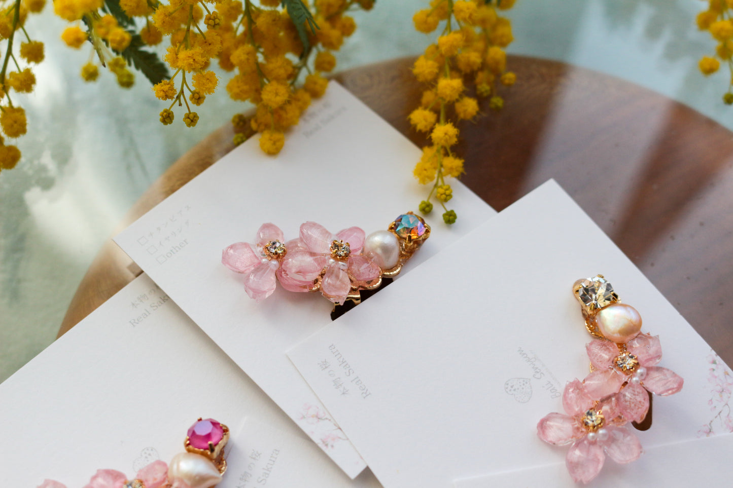 Someiyoshino Doule Sakura Ear-cuff Pink "Left"