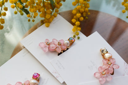 Someiyoshino Doule Sakura Ear-cuff Pink "Left"