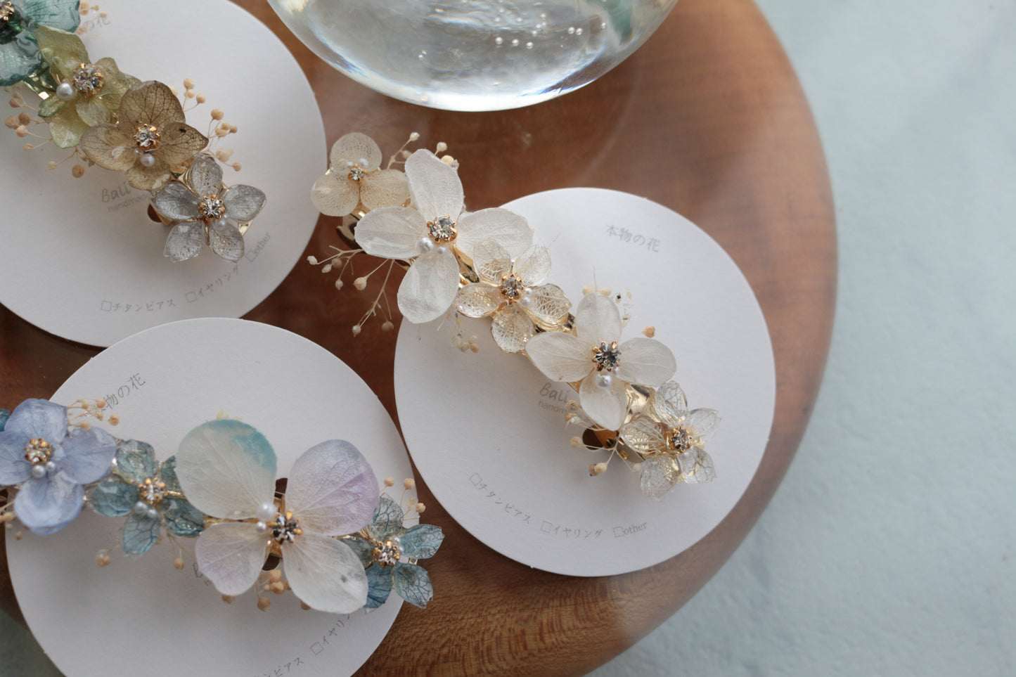 Hydrangea Hair Barrette No.44