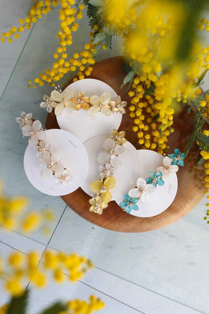 Hydrangea Hair Barrette No.45