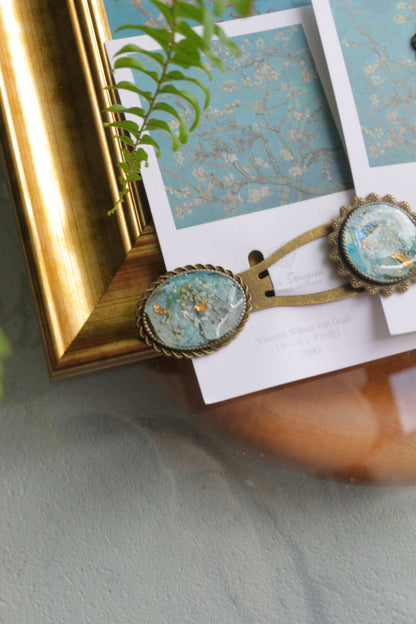 Gogh Inspired Flower Book Mark No.2 - アーモンドの花
