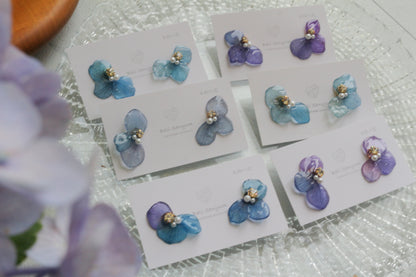 Hydrangea Wing No.145- Titanium Pierce(ピアス）