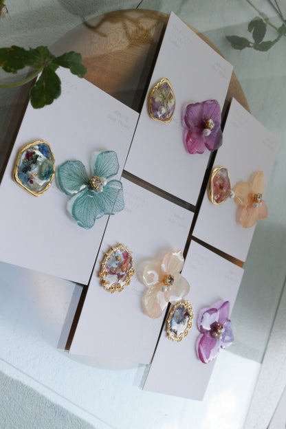 Hydrangea and Flower Medallion No.3 パーツ選べます。