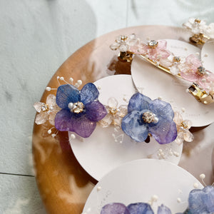 Hydrangea Hair Barrette No.19