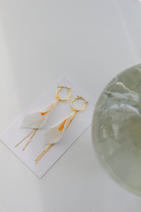 Peace Lily Earring - Titanium pierce No.1