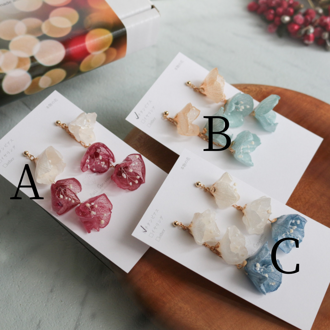 Hanayome Collection Earring No.55 パーツ選べます