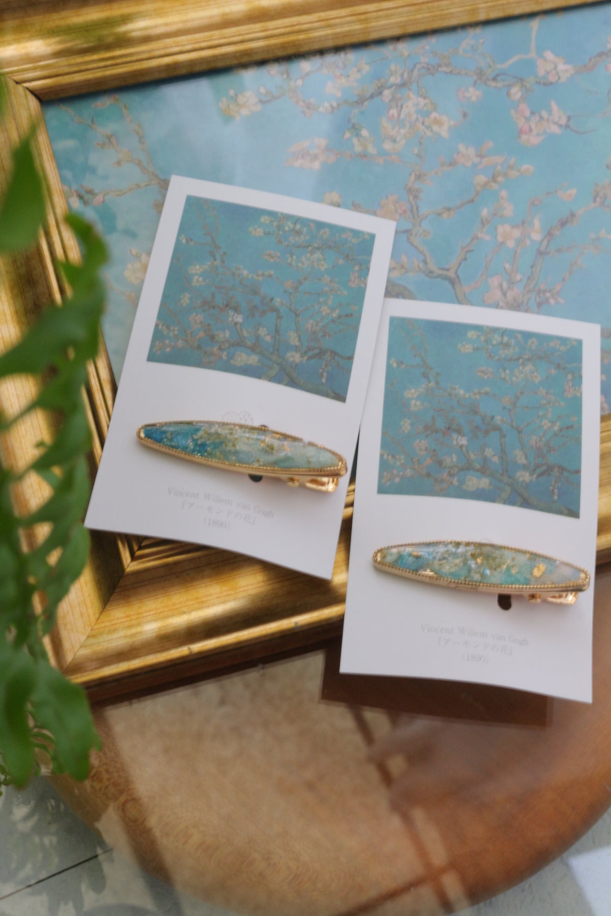 Gogh's Inspired Hair Clip No.2 - アーモンドの花