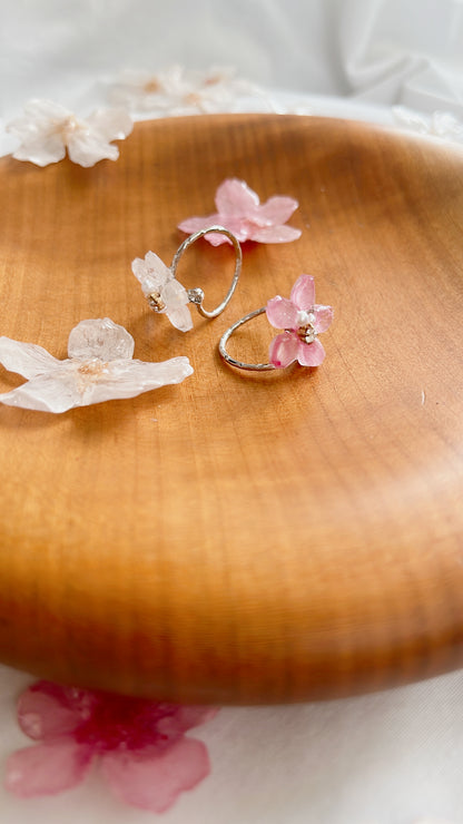 Someiyoshino Sakura Ring Silver Color #S034