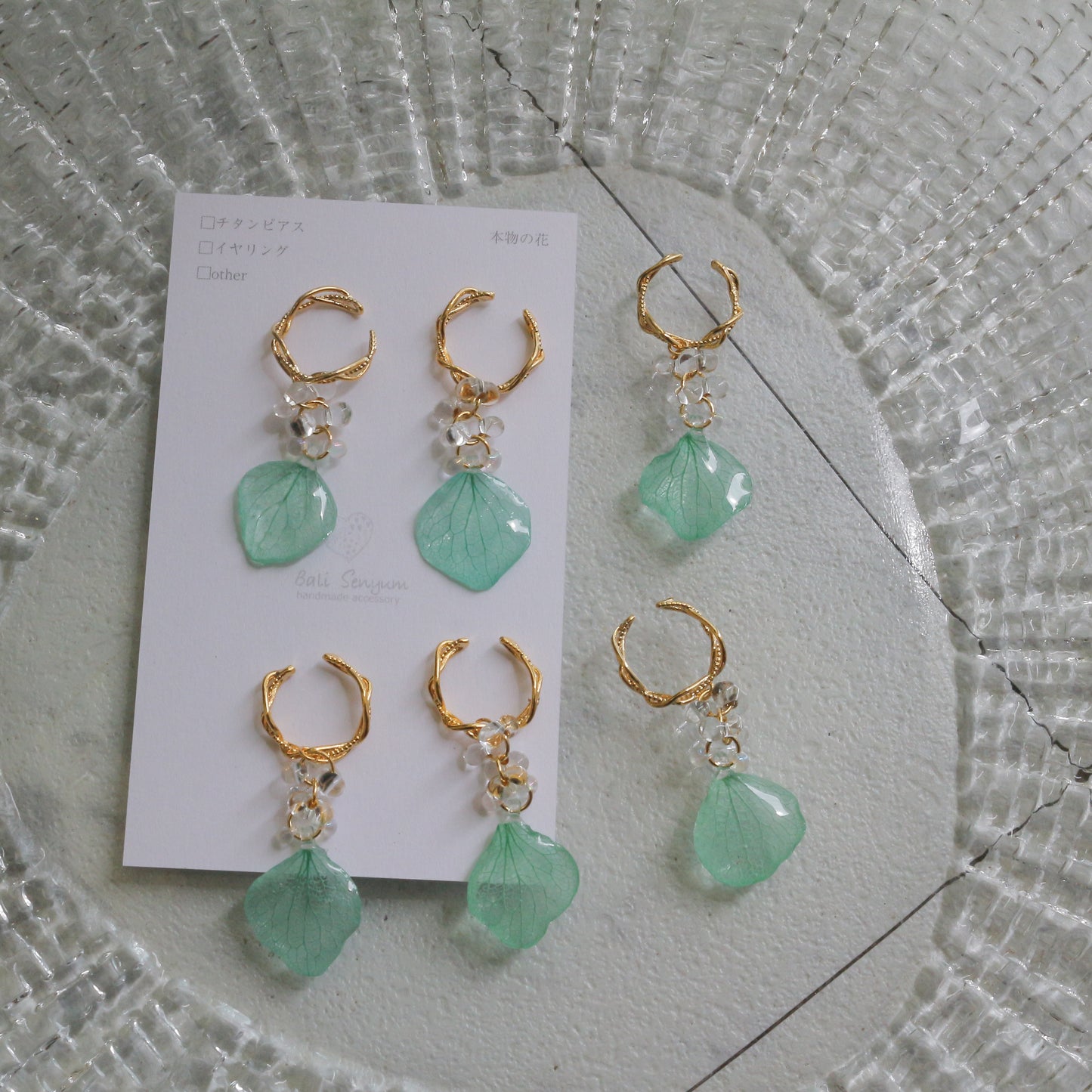 Floral Tsubu Ear-cuff - No.2