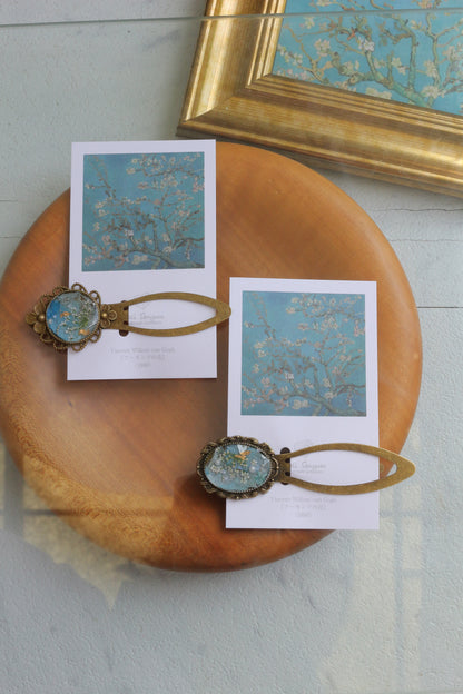 Gogh Inspired Flower Book Mark No.1 - アーモンドの花