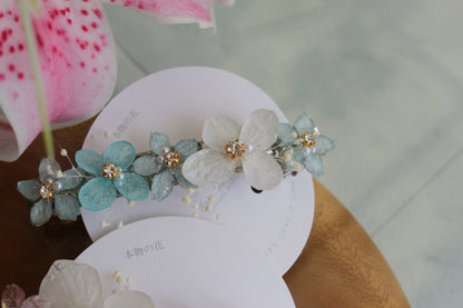 Hydrangea Hair Barrette No.34