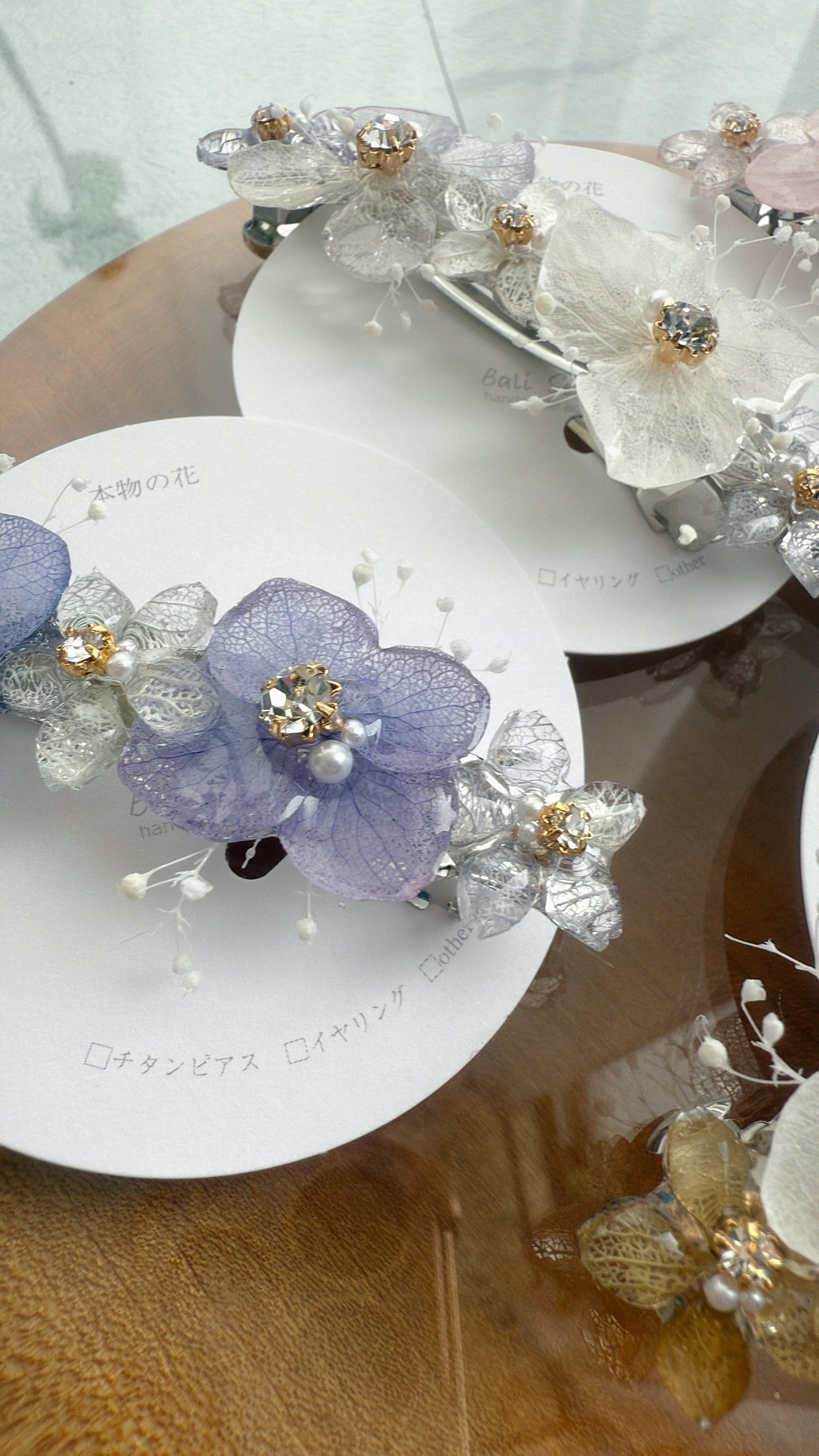 Hydrangea Hair Barrette No.13