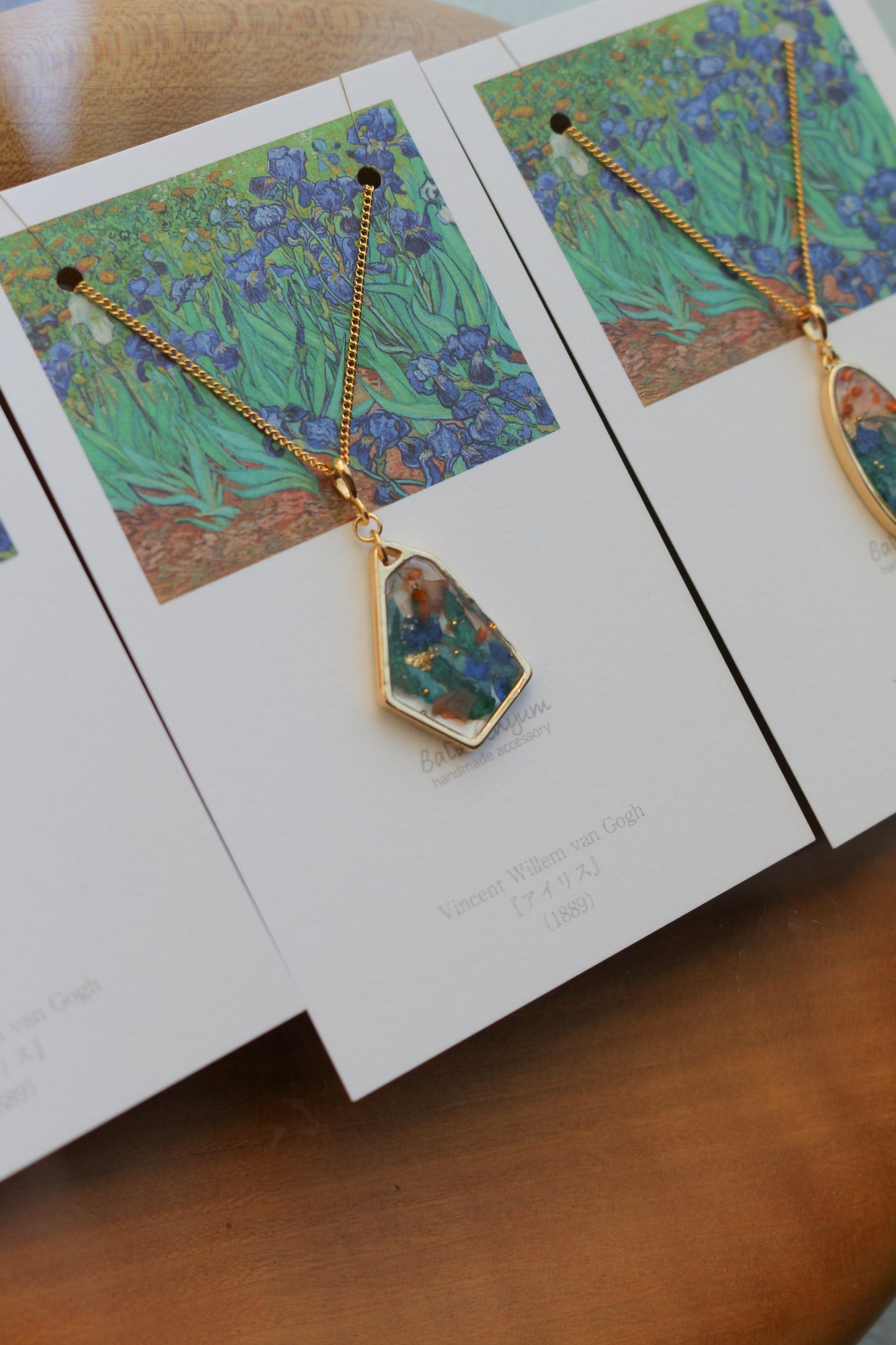 Gogh's Irises Inspired Necklace - アイリス