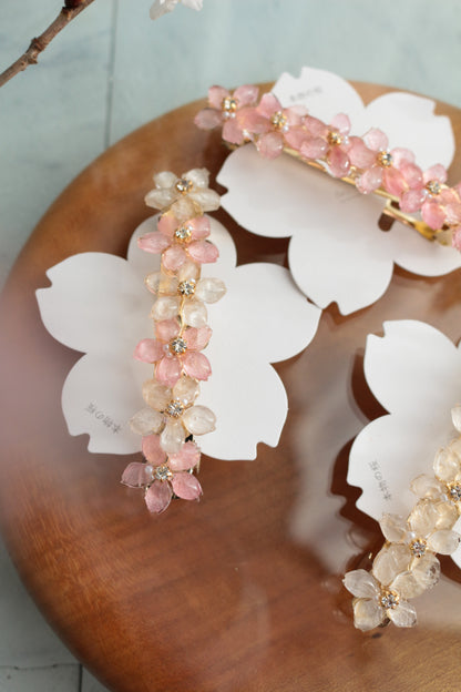 Six Someiyoshino Sakura Hair Barrette #S038