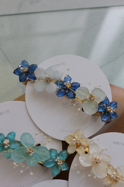 Hydrangea Hair Barrette No.35