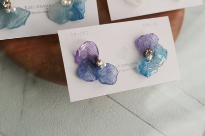 Hydrangea Wing No.138- Titanium Pierce(ピアス）