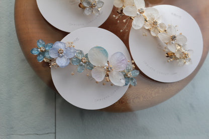 Hydrangea Hair Barrette No.44