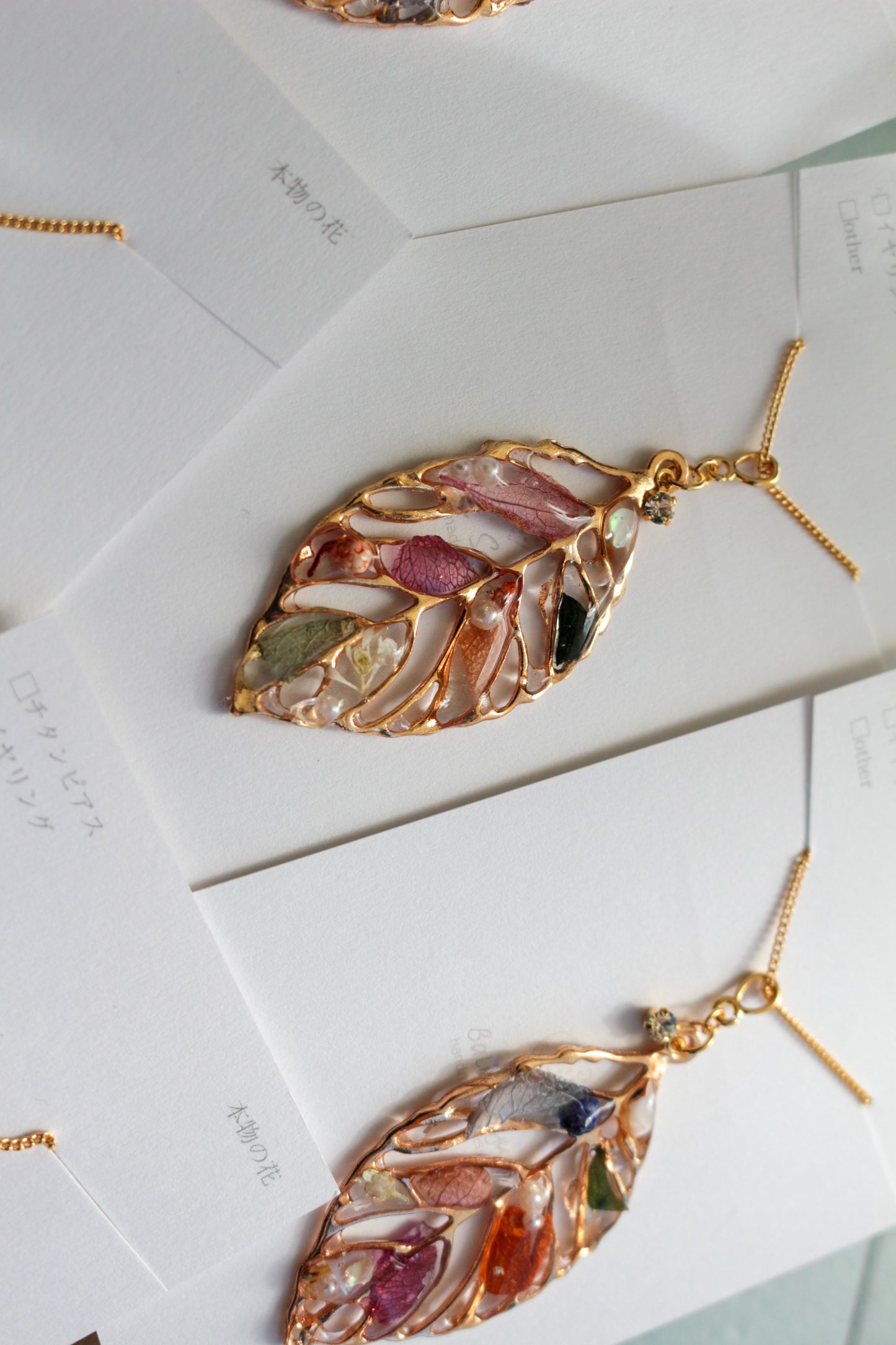 Leaf Necklace 60cm  No.15