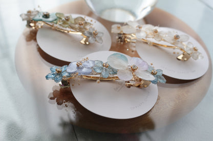Hydrangea Hair Barrette No.44