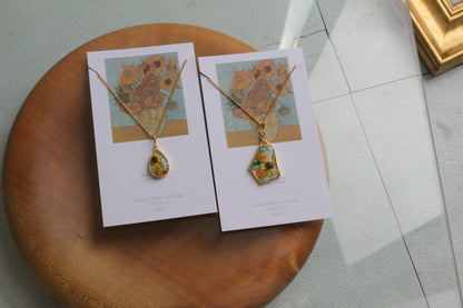 Gogh's Irises Inspired Necklace - ひまわり