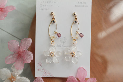 Someiyoshino Sakura Hanami Earrings
