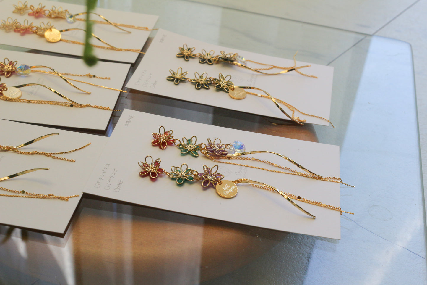 Oshikatsu Hydrangea Earrings No.3 ピアスorイヤリング