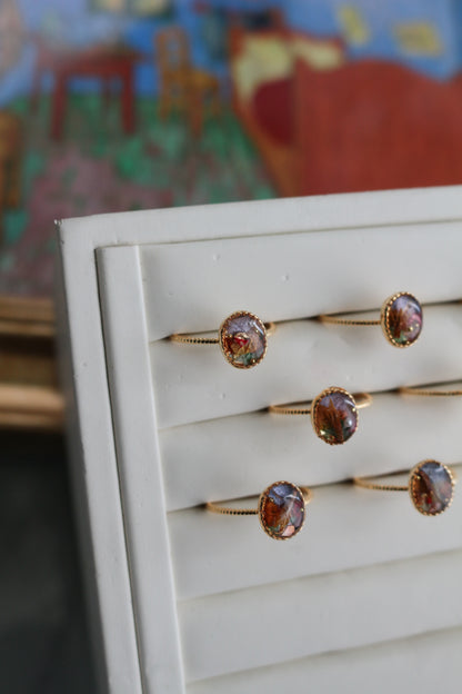 Gogh Inspired Ring No.1 - ゴッホの寝室