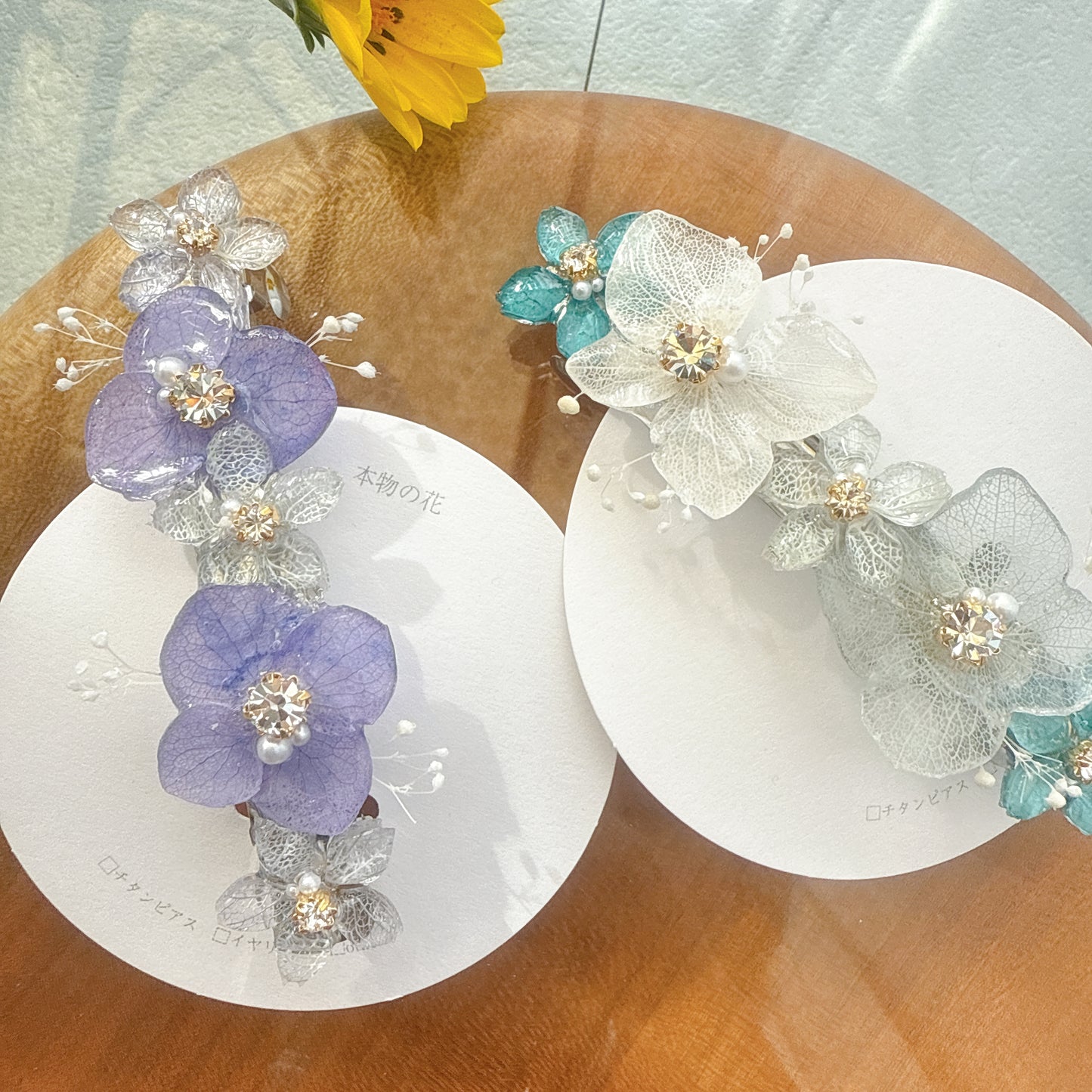 Hydrangea Hair Barrette No.14