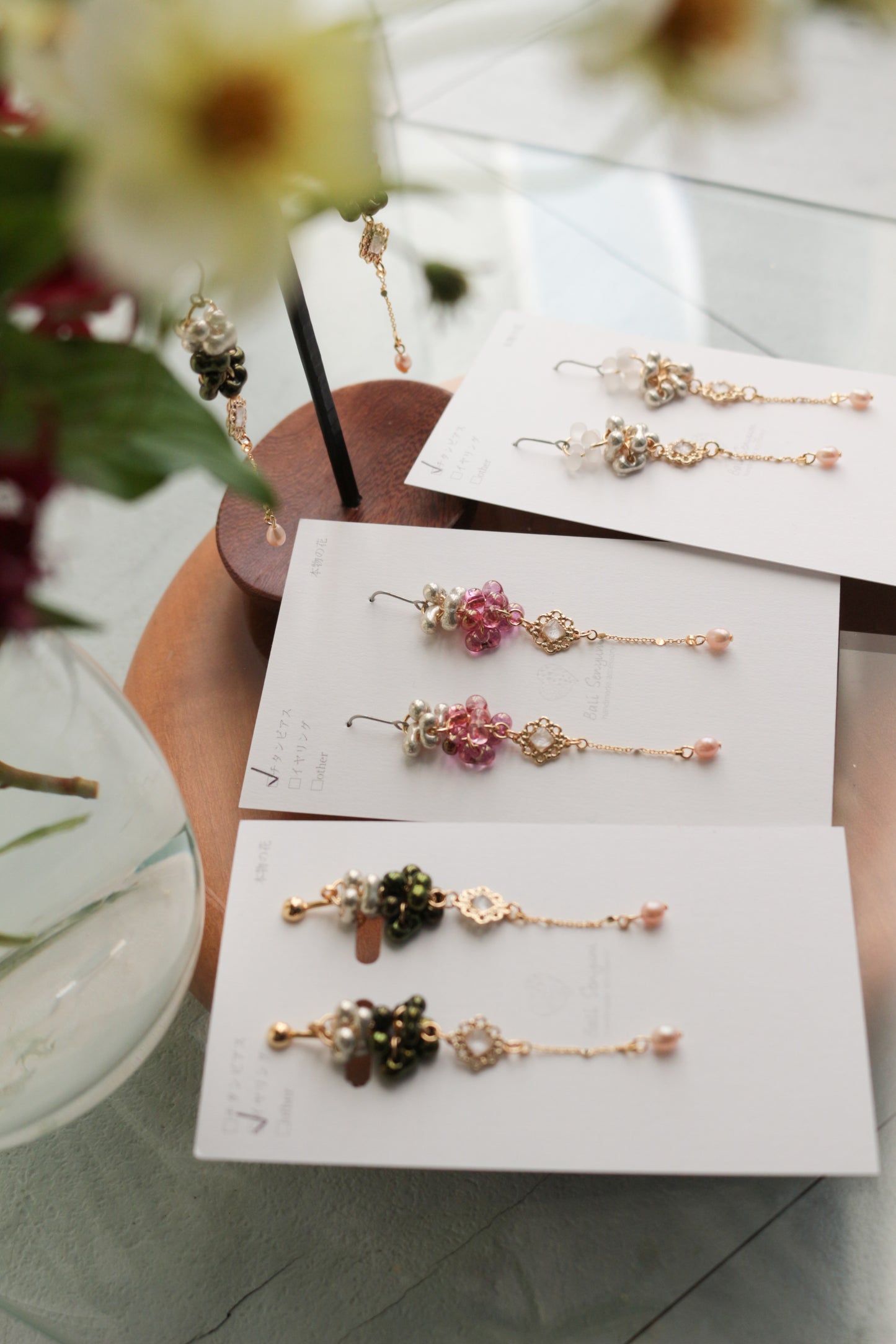 Flower Seventeen Earring No.1